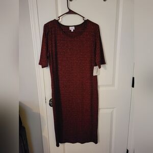 Elegant Red Women's Dress